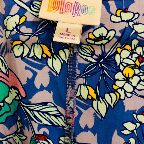 Large Lularoe Lindsey Floral Paisley Print - Picture 5 of 5